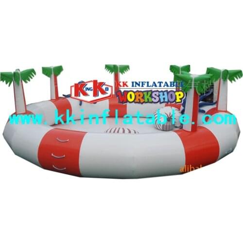 Inflatable Palm Tree Cooler Summer Swimming Party Decoration, Floating Pool Cooler for Beach