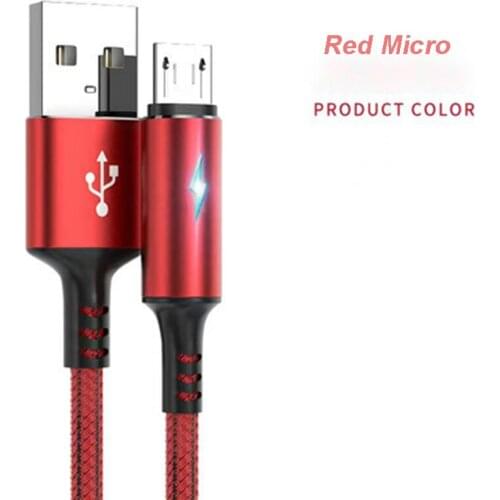 Tutew Micro USB Cable 3A Nylon Fast Charger USB Type C Data Cable for Samsung Xiaomi LG Android Micro USB Mobile Phone Cables