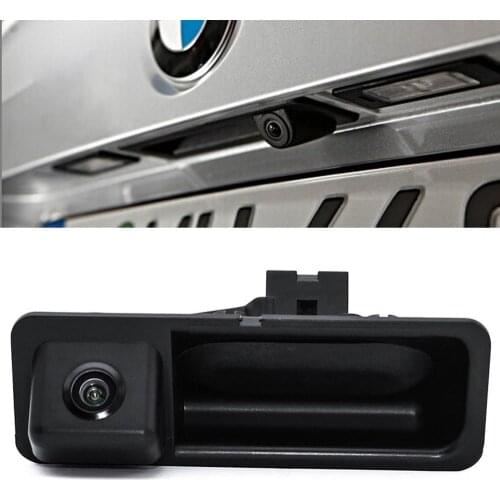 Trunk handle Car rear view Camera for BMW 5 series X3 X1 X5 X6 F10/F11/F25/F30 backup reverse parking 170 degree