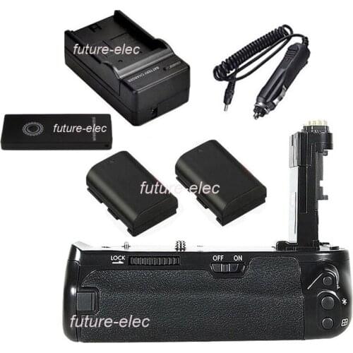 Battery Handle Hand Grip Vertical Shutter For Canon EOS 6D Mark II 2 6DII 6D2 Camera SLR as BG-E21+IR Remote+2 LP-E6+Car Charger