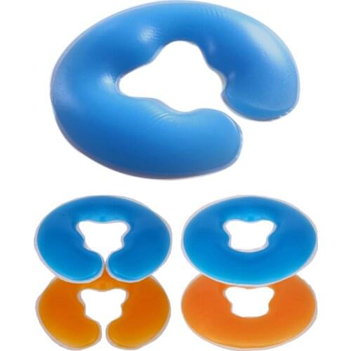 U-shaped Silicone Pillow Home Beauty Spa Bath Center Breathable Round Face Pad Face Silicone Pillow Face Pillow
