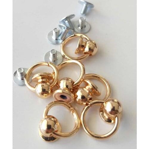 Light Gold Screw Hanger Mesh Bag For Small Size 1 Pcs