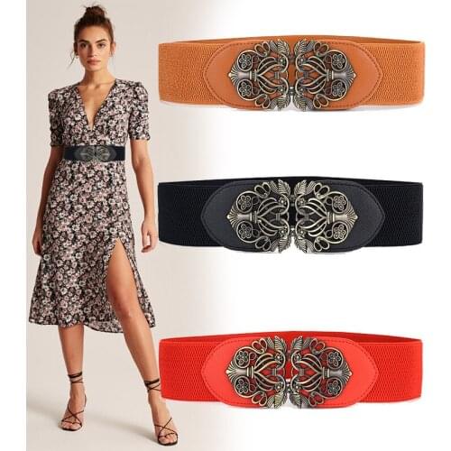 Girdle ladies sweet Korean retro dress all-match girdle elastic elastic webbing female personality girdle