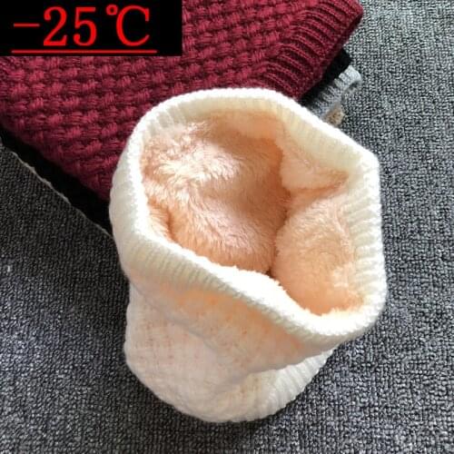 Winter Scarf Women Children Boys Scarf Thickened high quality Plus velvet Scarves Girls child Neck Scarf