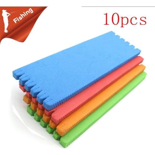 10Pcs/lot EVA Foam Fishing Line Plate Fishing Winding Line Board Fishing Tackle