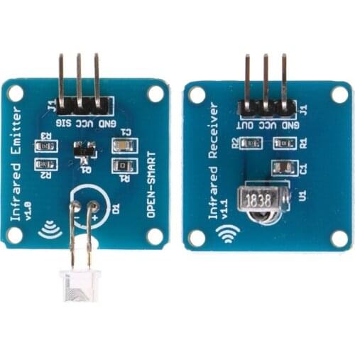 2021 New NE555 Infrared Transmitter+IR Receiver With 38KHz Carrier IR Transceiver Module