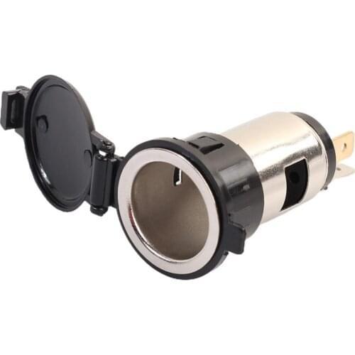 Automobile Lighter Socket Waterproof Charger Plug Power Adapter Outlet Motocycle Accessories