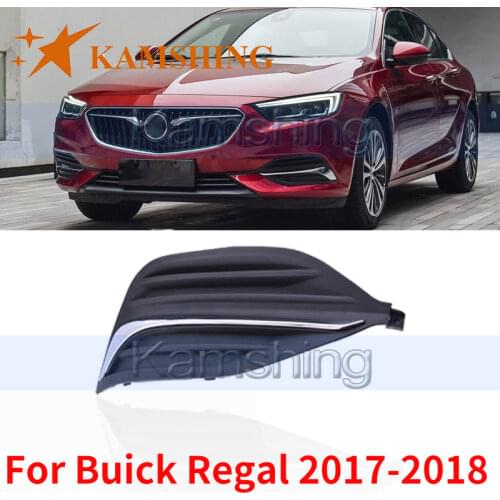 CAPQX For Buick Regal 2017 2018 High Quality Front Bumper Fog light Trim Cover Frame Foglamp Light Housing Shell Garnish Hood