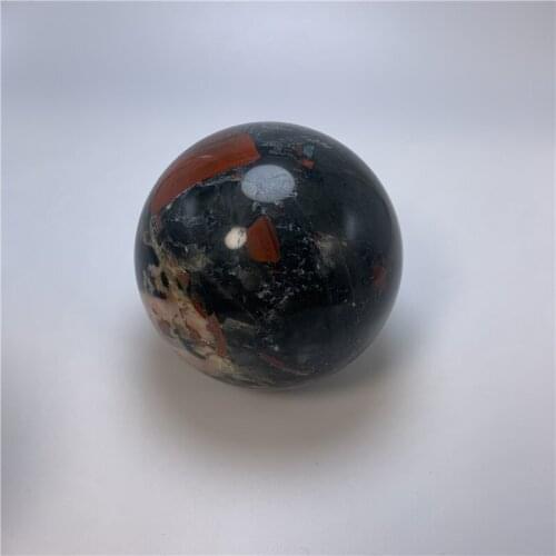 2020 new arrivals 70-80mm energy globe Natural African red blood stone ball reiki healing crystals sphere for home decoration