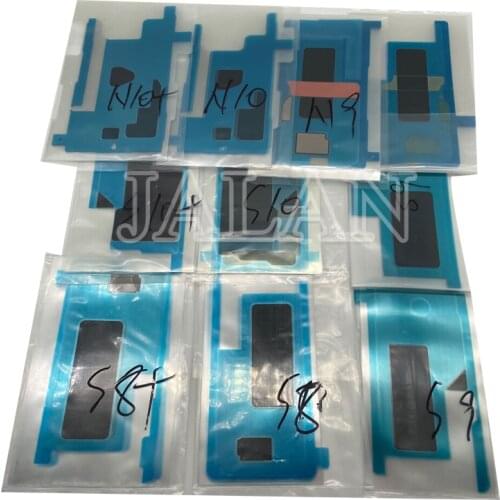 10pcs LCD adhesive sticker For Samsun S7edge S8 S9 S10 plus Note10 plus Lcd refubish back stickers replacement