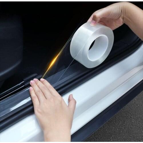 Car Stickers Auto Interior Protector Film Door Edge Trunk Protective For Ford Focus Fiesta For Toyota Corolla Avensis CHR Camry
