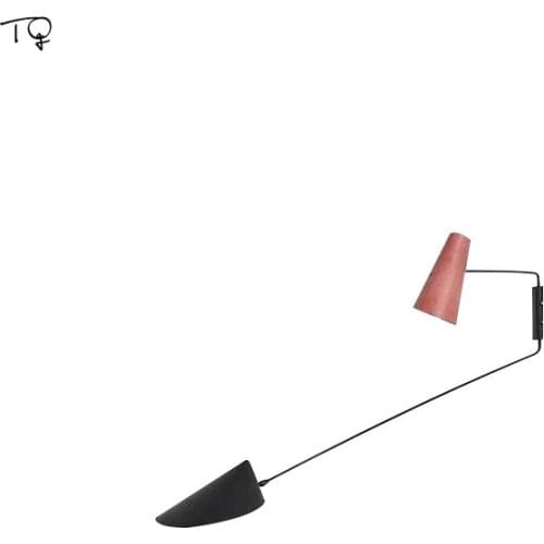 Nordic Minimalist Swing Arm Adjustable Industrial Wall Lamp Designer Iron Art E14 Led Indoor Lighting Modern Living Room Bedroom