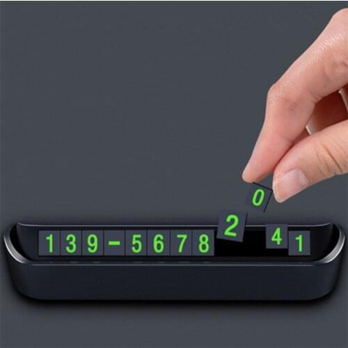 New Car Accessories Temporary Parking Card Phone Number Card for Honda CRV Accord HR-V Vezel Fit City Civic Crider Odeysey