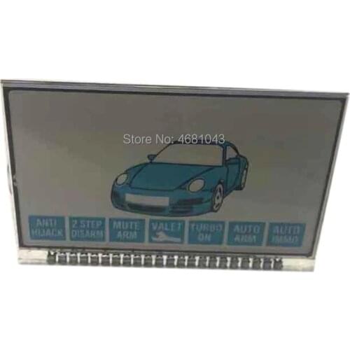 Wholesale B6 LCD Display Keychain Screen+Metal Feet for Two way Car Alarm System Starline B6 lcd Remote Control Key Chain Fob