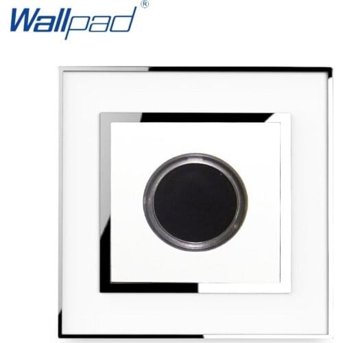 Touch Time Delay Light Switch Acrylic Mirror Wallpad Rocker Touch Delay 45-60 Seconds Wall Lamp Switches