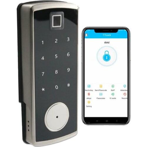 Smart Phone APP Digital Password and Card Lock WIFI Biometric Fingerprint Digital Door Lock (WIFI Included price)