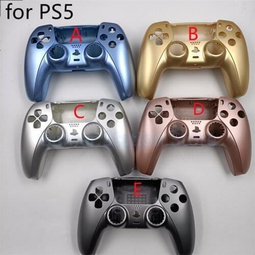 ABS Replacement Shell Oil Injection for PlayStation 5 PS5 Controller DIY Front Cover + Back Cover for DualSense Accessories