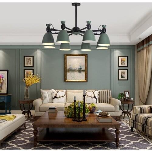 Modern chandelier living room ceiling lamp bedroom LED ceiling light wooden LED chandelier factory direct wood light lamp