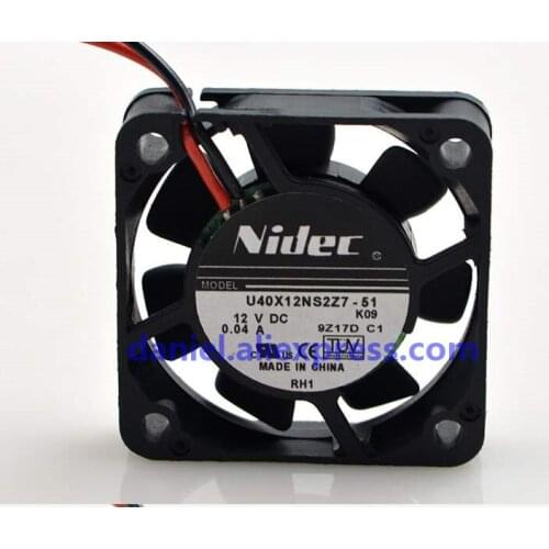 U40X12NS2Z7-51 4010 4CM 12V 0.04A ultra-quiet cooling fan