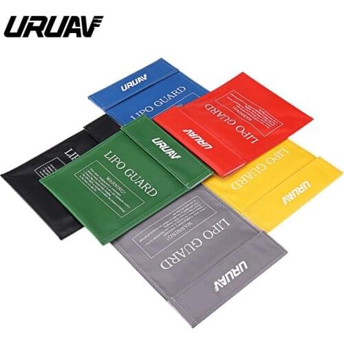 URUAV Fireproof Explosionproof Rechargeable LiPo Battery Portable Safety Bag for Li-po Battery RC FPV Racing Drone Parts
