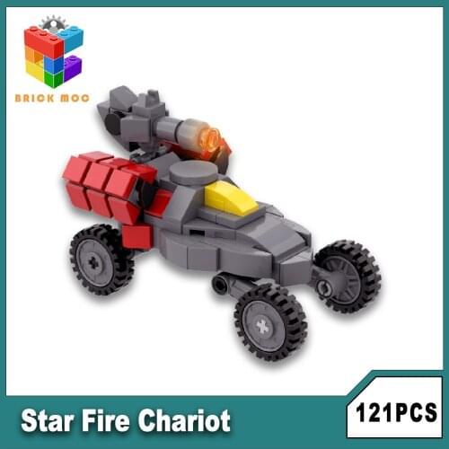 Star Empire Space Military Fire Chariot Mecha Model Technical Building Blocks Soldiers Figures Bricks Toys For Boys