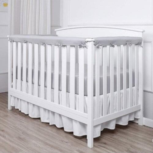 3 Pcs/Set Baby Crib Rail Cover Chewing Breathable Protector Padded Newborn Infants Safe Teething Guard Wrap