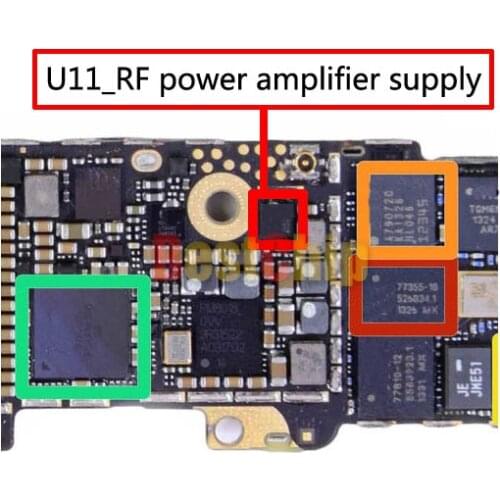 5pcs/lot U11_RF U11-RF For iphone 5S PA DC/DC CONVERTER Power supply 16 pin ic chip S62