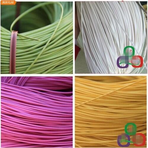 500G 2.5mm Round Solid Imitation PE rattan plastic synthetic rattan basket handicrafts weaving raw material for repair furniture