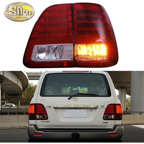 Car LED Taillight Tail Light For Toyota Land Cruiser 100 FJ100 LC100 1998 - 2007 Rear Fog Lamp + Brake + Reverse + Turn Signal