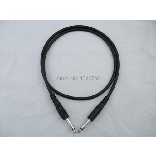 Free Shipping Nickel plating toward 3M mono audio line cables / 6.5/6.3/6.35 line male to male Audio and video signal lines