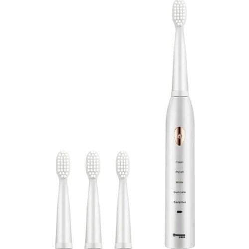 Camfutr Ultrasonic Sonic Electric Toothbrush USB Charge Rechargeable Tooth Brushes Washable Electronic Whitening Teeth Brush