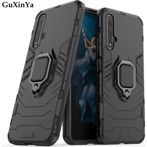 Phone Cases For Huawei Honor 20S Cases Luxury Armor Magnetic Ring Cover Honor 20S Fundas For Huawei Honor 20S Capa 6.26"