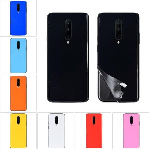 Glossy Ice Film Back Film For OnePlus 8 7T Pro Decal Full Wrap Back Cover For One Plus 7Pro 7 6 6T 1+8 1+8T Paste Stickers
