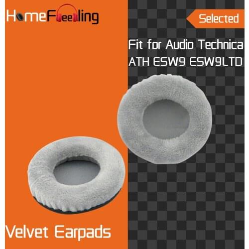 Homefeeling Earpads for Audio Technica ATH ESW9 ESW9LTD Headphones Earpad Cushions Covers Velvet Ear Pad Replacement