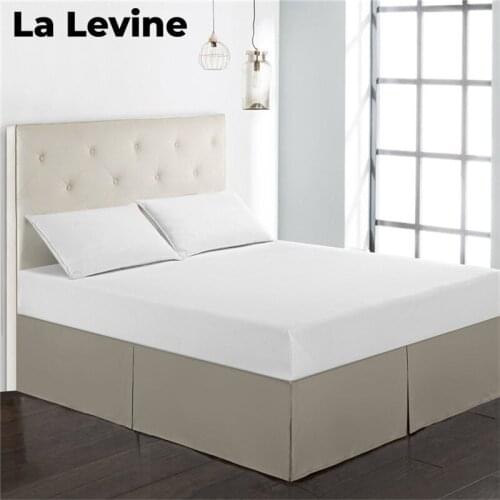 Bed Solid Color Surround Elastic Bed Skirt Practical Hotel Bedroom Home Simple Dust mattress protector Bedding Home Decoration