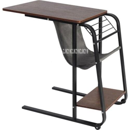 Multipurpose Mobile Computer Table Living Room Removable Sofa Side Table Portable Bed Table Fashion Desk with Storage Holders