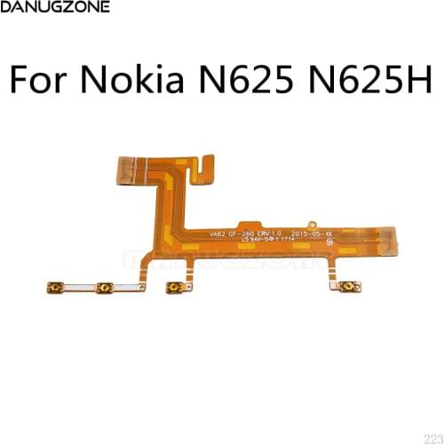 Power Button Switch Volume Button Mute On / Off Flex Cable For Nokia Lumia 625 N625