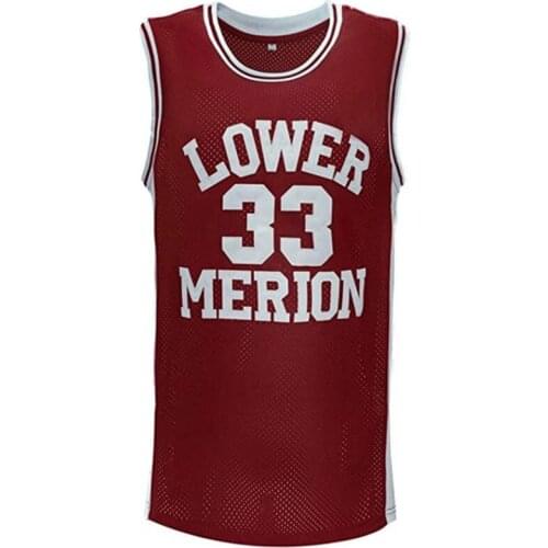 Lower Merion High School Bryant 33# Basketball Jersey Tank Tops LOGO Embroidered Quick Dry
