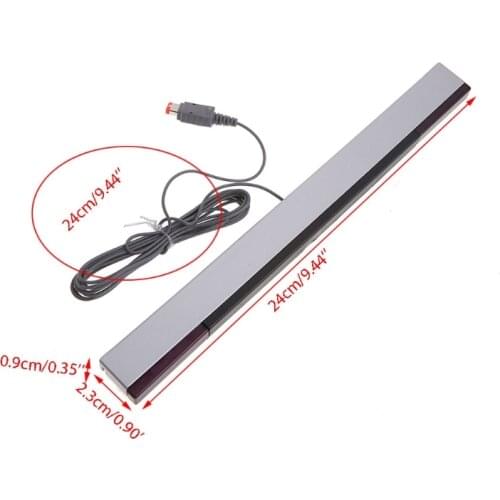 New Practical Wired Sensor Receiving Bar For Nintendo Wii / Wii U