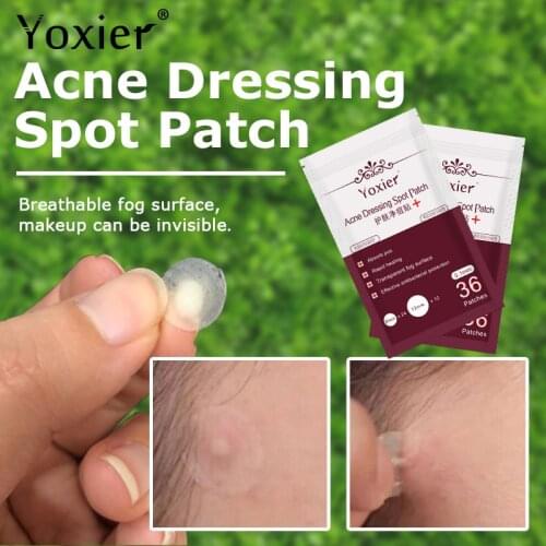 36 Pcs Acne Pimple Healing Patches Transparent Hydrocolloid Acne Patch Treatment Invisible Acne Stickers Makeup Tools