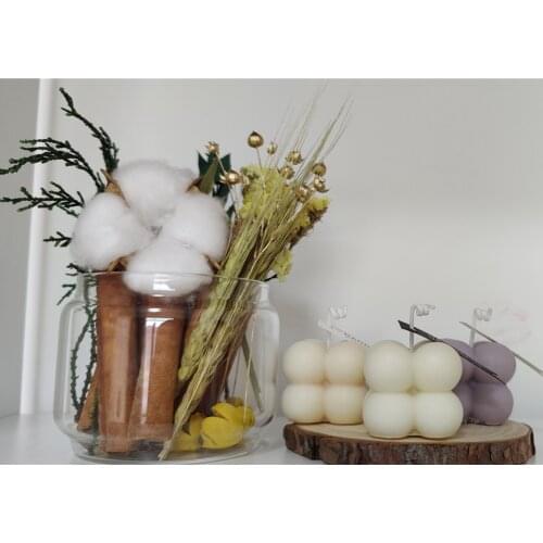 Diy Candles Mould Soy Wax Candles Mold Aromatherapy Plaster Candle 3d Silicone Mold Hand-made Soy Candles Aroma Wax Soap Molds