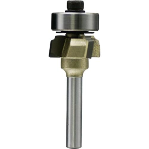 SHK 1/4 woodworking cnc cutter 4-flute with bearing