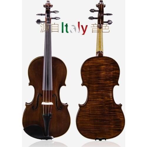 Best performance Antonio stradivari 1715 Brow Handmade Violin All European Wood 4/4 3/4 Professional violin & case bow string