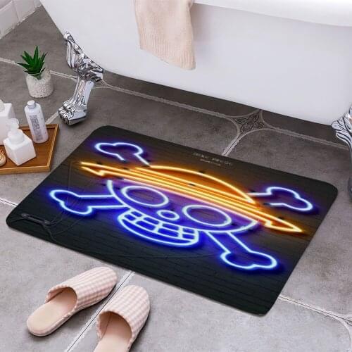 One Piece Cheaper Anti-slip Modern Area Rugs Living Room Balcony Bathroom Printed Carpet Doormat Hallway Bath Mat