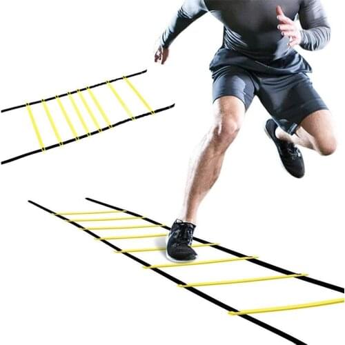 Sports Agility Ladders Fitness Jumping Step Rope Increase Speed Training Equipment for Football Rugby Tennis Baseball Workout