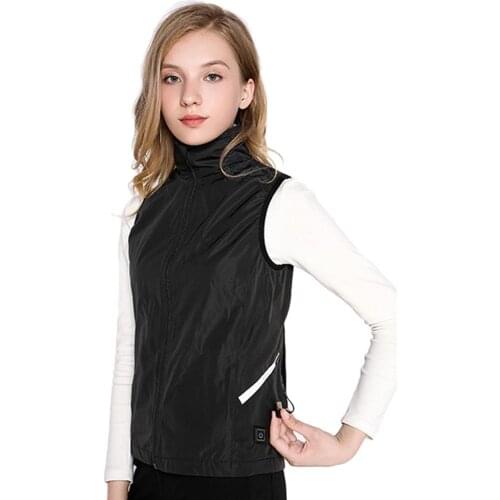 Smart Thermostat Vest USB Charging Electric Heated Vest Female Winter New Warm Vest Well-Fitting Clothes Woman