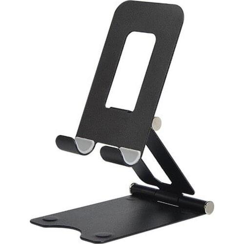 Universal Double Folding Adjustable Desk Cell Phone Tablet Holder Stand Bracket