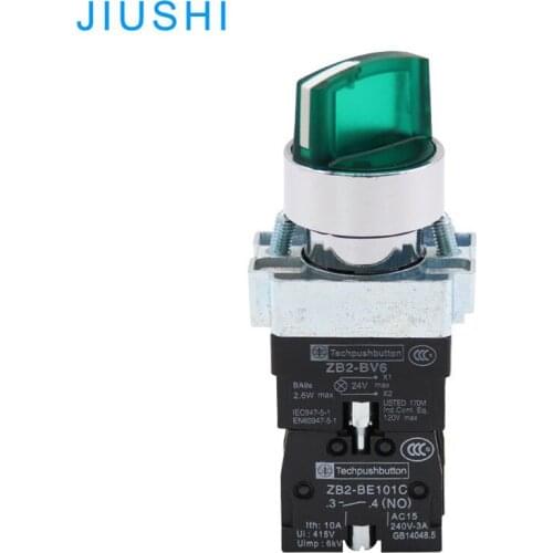 XB2-BK2365 Mounting hole 22MM 2 position NO NC selector switch illuminated