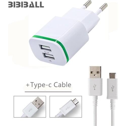 USB C 3.1 LED usb charger + 2A type C Fast charging USB for Moto Z2 Z3 Play Sony Xperia L1 XA1 Ultra XZs XZ Premium X Compact