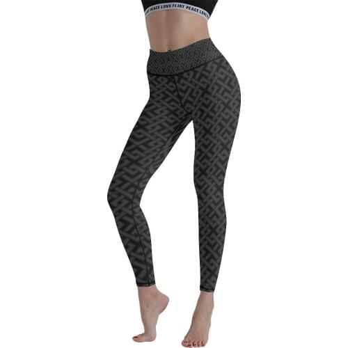 Womens Digital Print Yoga Pants High Waist Sports Fitness Leggings Leggings Running Pants Stretch Breathable Sports Pants Women